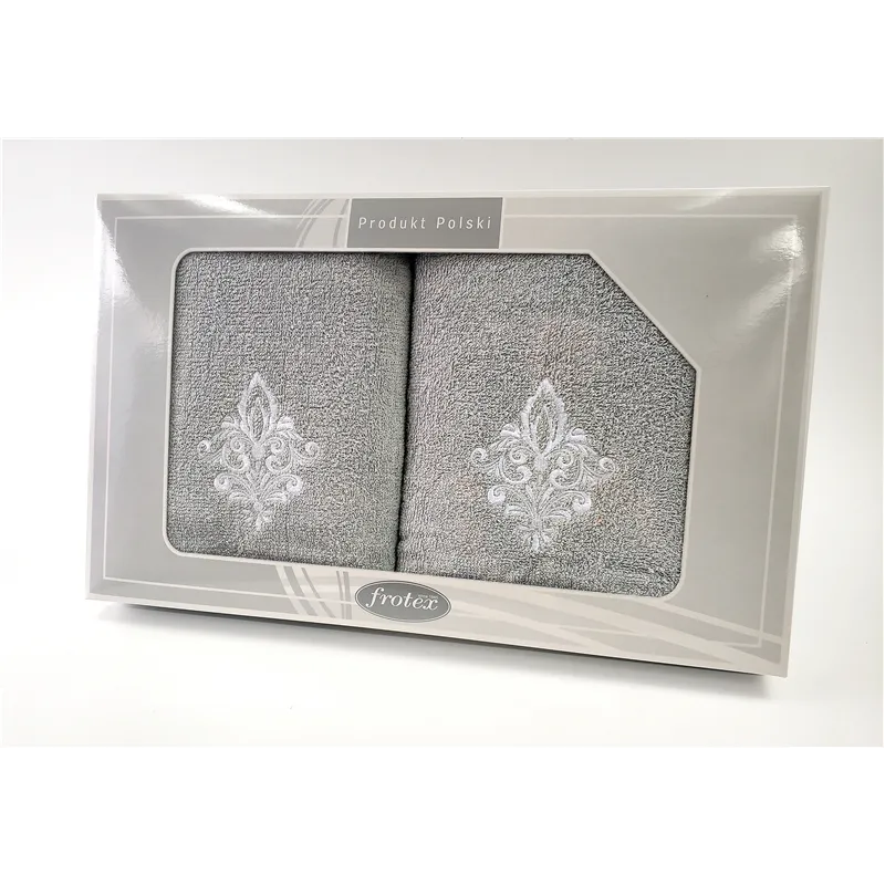 Komplet Frotex Gift 50,70 Popiel Wzór 5 Komplet Frotex Gift 50,70 Popiel Wzór 5