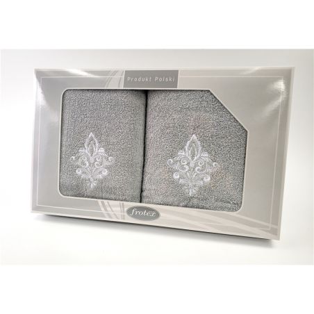 Komplet Frotex Gift 50,70 Popiel Wzór 5