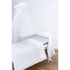 Komplet pościeli 3-cz. BIANCO Zigzag