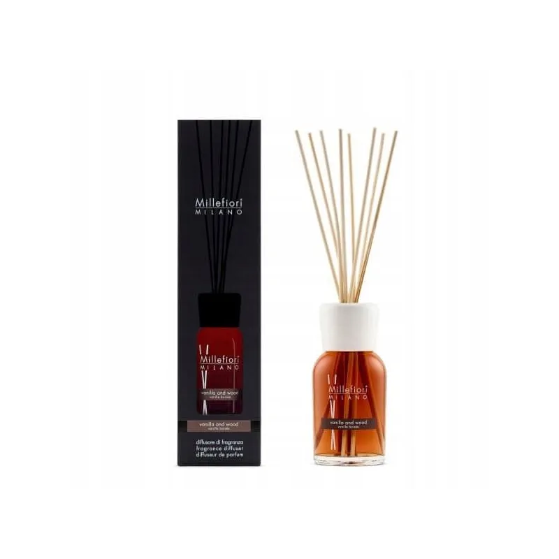 Mm Millefiori Milano pałeczki 250ml Vanilla & Wood Mm Millefiori Milano pałeczki 250ml Vanilla & Wood