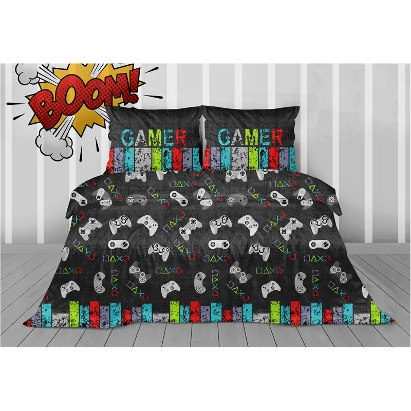 Pościel Bawełniana 160X200 Gamer Pościel Bawełniana 160X200 Gamer