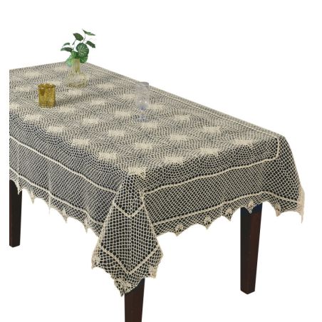 Obrus Szydełkowy 140x180  owalny Ręcznie robiony