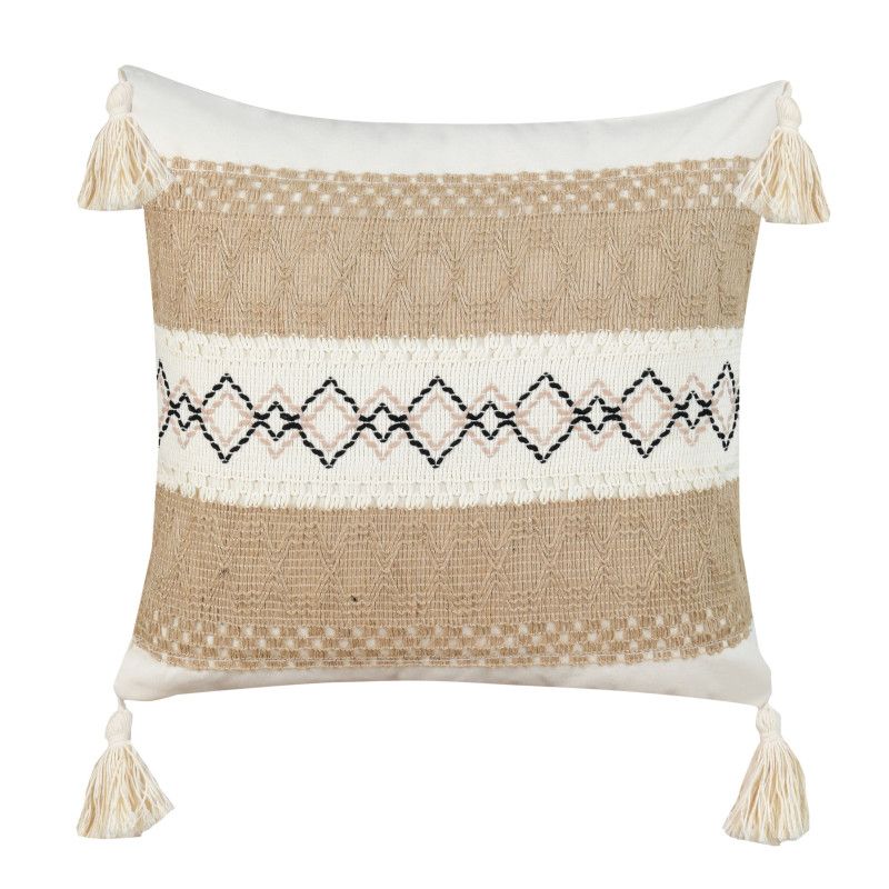 Poszewka Z Frędzlami 40x40 Tkana W Stylu Boho