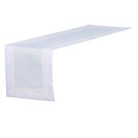 Biały Bieżnik VIKI 60x120 Z Lamówką Gipiurową