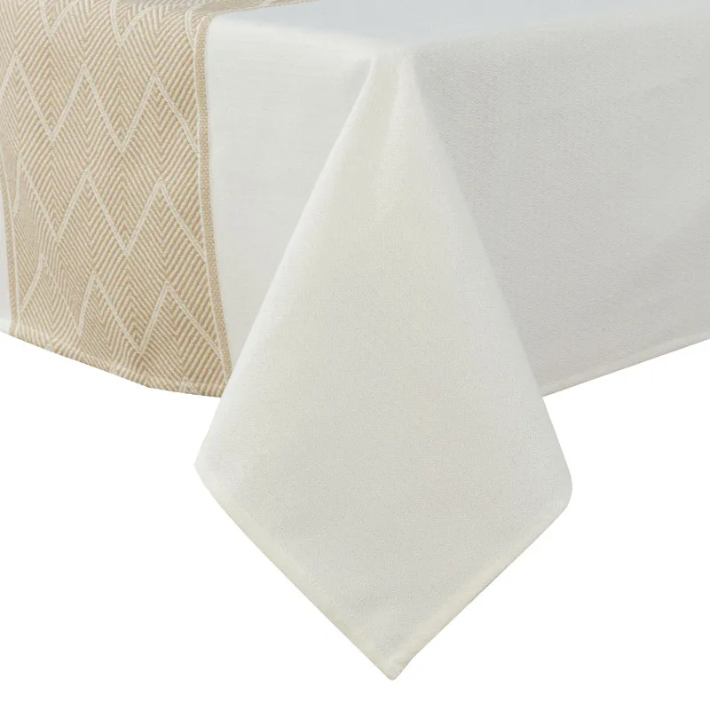 Bogato Tkany Obrus 140x200 Zygzak W Stylu Boho Bogato Tkany Obrus 140x200 Zygzak W Stylu Boho