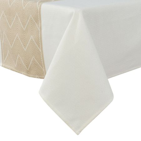 Bogato Tkany Obrus 140x300 Zygzak W Stylu Boho
