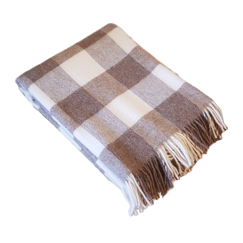 Koc wełna Szachownica 400g