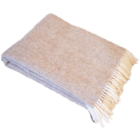 Koc wełna Romby Kamelowy 400g