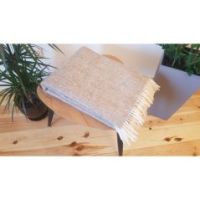 Koc wełna Romby Kamelowy 400g