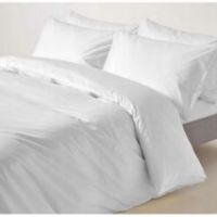 Poszwa hotelowa satyna 140/200 gładka biała 100% bawełna