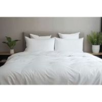 Poszwa  hotelowa satyna 50/70 gładka biała 100% bawełna