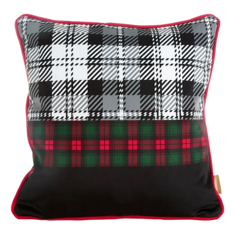 SW/SANTA/CHP/02 45X45 czarny + czerwony