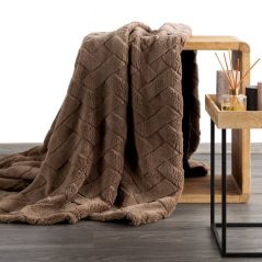 D91/K/CARO 150X200 ciemnobrązowy