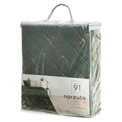D91/N/LUIZ/6 200X220 ciemnozielony + złoty