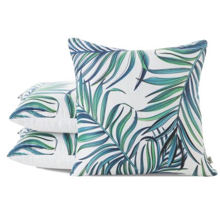 D91/PO/PALMS/02 40X40 biały + niebieski