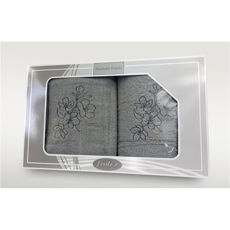 Komplet Frotex Gift 2 50,70 Wzór 1 Jasny Popie