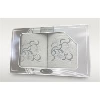 Komplet Frotex Gift 2 50,70 Wzór 3 Biały