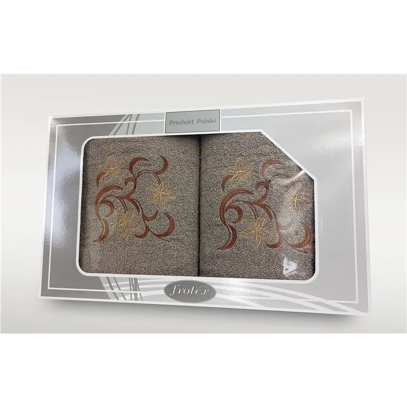 Komplet Frotex Gift 2 50,70 Wzór 3 Brąz Komplet Frotex Gift 2 50,70 Wzór 3 Brąz