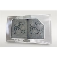 Komplet Frotex Gift 2 50,70 Wzór 3 Jasny Popie