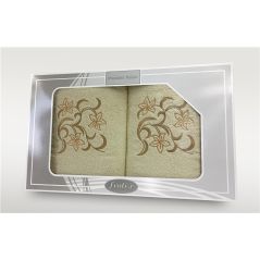 Komplet Frotex Gift 2 50,70 Wzór 3 Krem