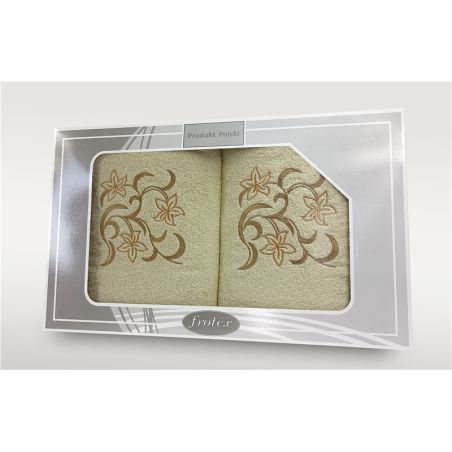 Komplet Frotex Gift 2 50,70 Wzór 3 Krem