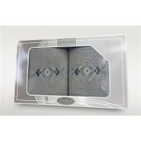 Komplet Frotex Gift 2 50,70 Wzór 4 Jasny Popie