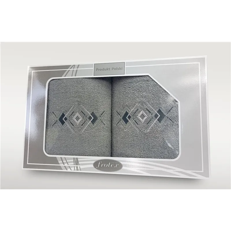 Komplet Frotex Gift 2 50,70 Wzór 4 Jasny Popie Komplet Frotex Gift 2 50,70 Wzór 4 Jasny Popie
