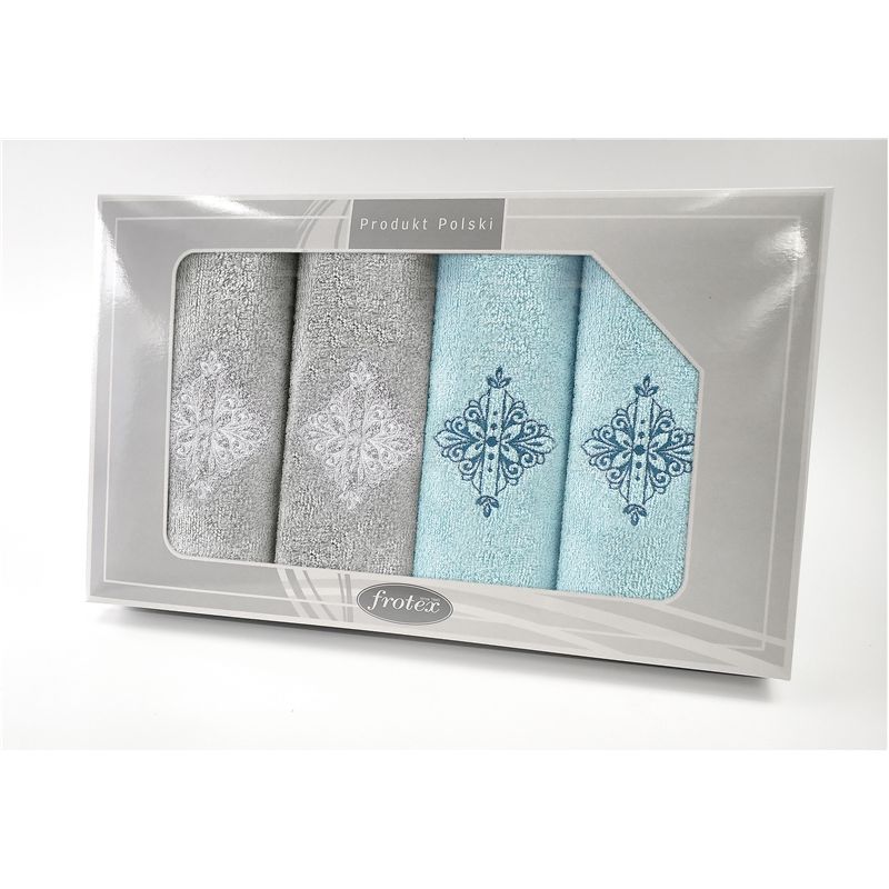 Komplet Frotex Gift Iv Wzór 6 Aqua J.popiel