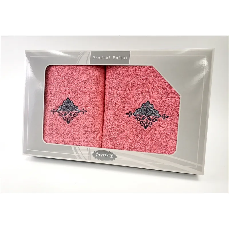 Komplet Frotex Gift 50,70 Koral Wzór 3 Komplet Frotex Gift 50,70 Koral Wzór 3