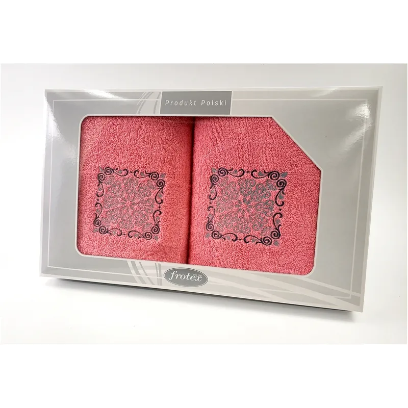 Komplet Frotex Gift 50,70 Koral Wzór 4 Komplet Frotex Gift 50,70 Koral Wzór 4