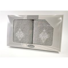 Komplet Frotex Gift 50,70 Popiel Wzór 6