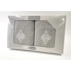 Komplet Frotex Gift 50,70 Popiel Wzór 6