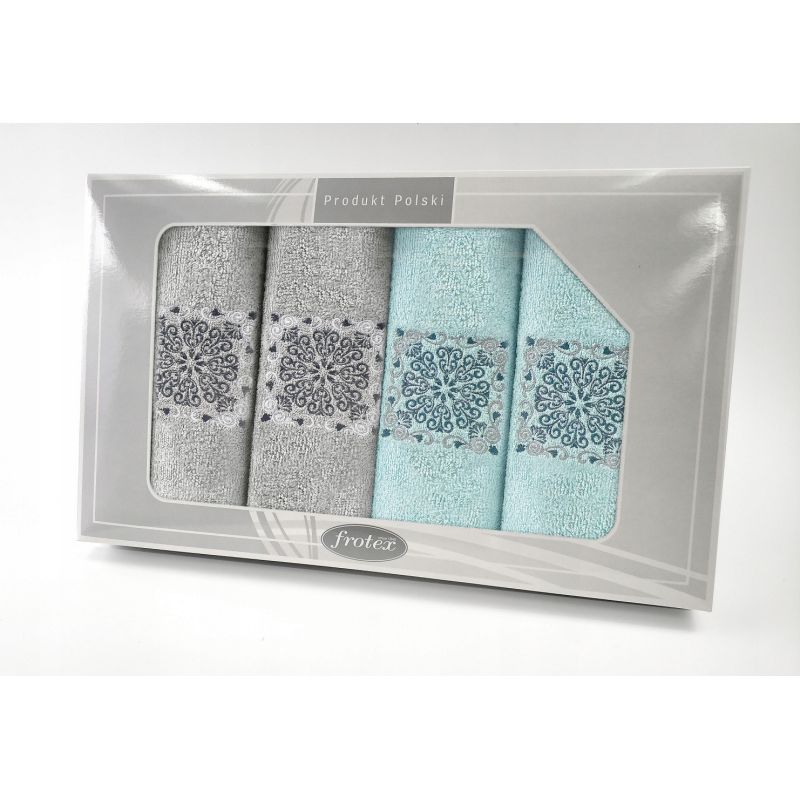 Komplet Frotex Gift Iv Wzór 4 J.popiel Aqua