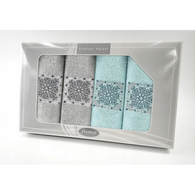 Komplet Frotex Gift Iv Wzór 4 J.popiel Aqua Komplet Frotex Gift Iv Wzór 4 J.popiel Aqua