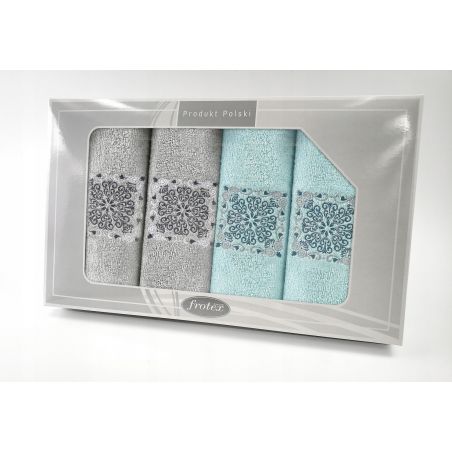 Komplet Frotex Gift Iv Wzór 4 J.popiel Aqua