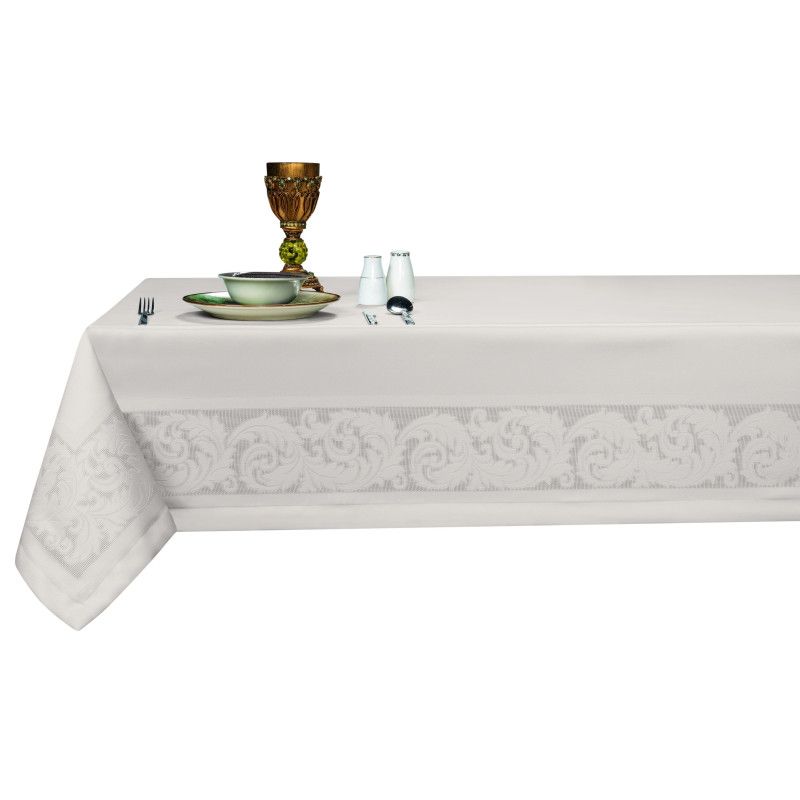 Obrus Teflonowy z Ornamentem 140x180 Laura Beżowy