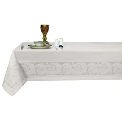 Obrus Teflonowy z Ornamentem 140x220 Laura Beżowy