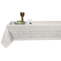 Obrus Teflonowy z Ornamentem 140x220 Laura Beżowy