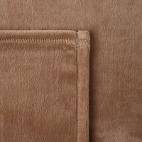 Koc Pluszowy Merino 160x200 W Kolorze J. Brązowym