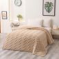 Koc/Narzuta/Wenecja 200x220 beige gruby I ciepły