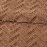 Koc/Narzuta/Wenecja 200x220 BROWN 114 GRUBY I CIEPŁY