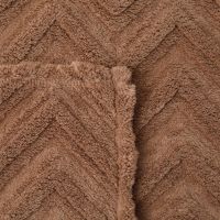 Koc/Narzuta/Wenecja 200x220 BROWN 114 GRUBY I CIEPŁY