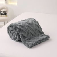 Koc/Narzuta/Wenecja 200x220 GREY GRUBY I CIEPŁY