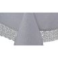 Serwetka Srebrna Nitka 120X220 Gipiura Angielka Grey