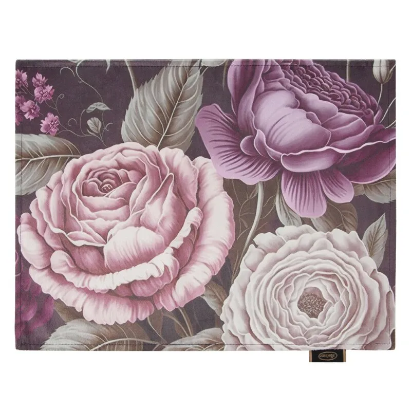 CHO/VELVET/4 30X40/X4 kpl fioletowy + pudrowy CHO/VELVET/4 30X40/X4 kpl fioletowy + pudrowy