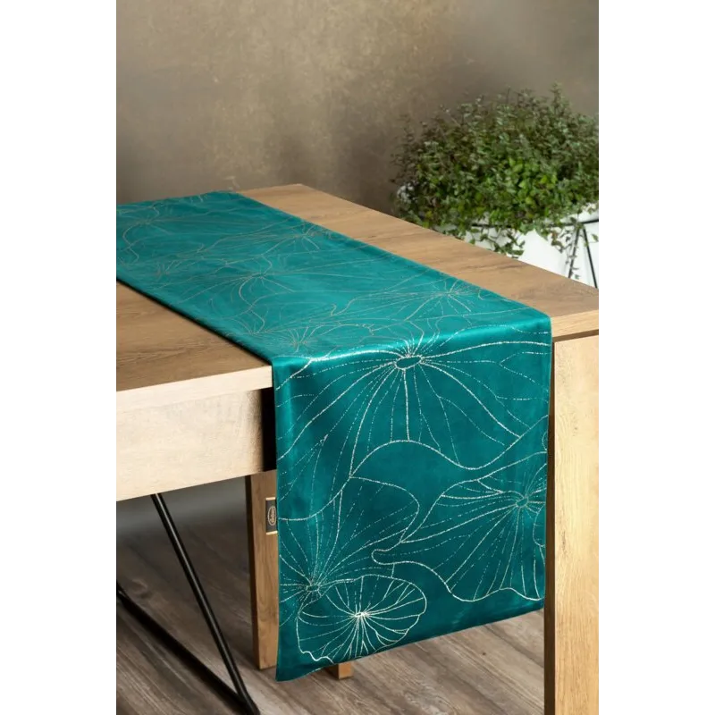 CHO/BLINK/18/C.T 35X140 ciemnoturkusowy velvet CHO/BLINK/18/C.T 35X140 ciemnoturkusowy velvet