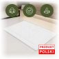 Dywanik Łazienkowy Biały Stopka Bawełna 100% Solidny 50x70 600g 95° HORECA