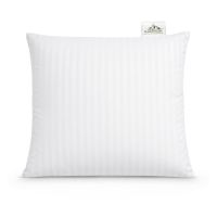 Biała poszewka hotelowa adamaszek 70x80 pasek 1 cm
