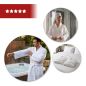 Szlafrok Hotelowy SPA Biały Wafel/Gofrowany S/M Kimono HORECA OEKO-TEX 100
