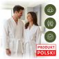 Szlafrok Hotelowy SPA Biały Wafel/Gofrowany S/M Kimono HORECA OEKO-TEX 100